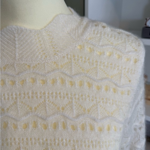 Sezane Lya Sweater Ecru - Picture 4 of 5